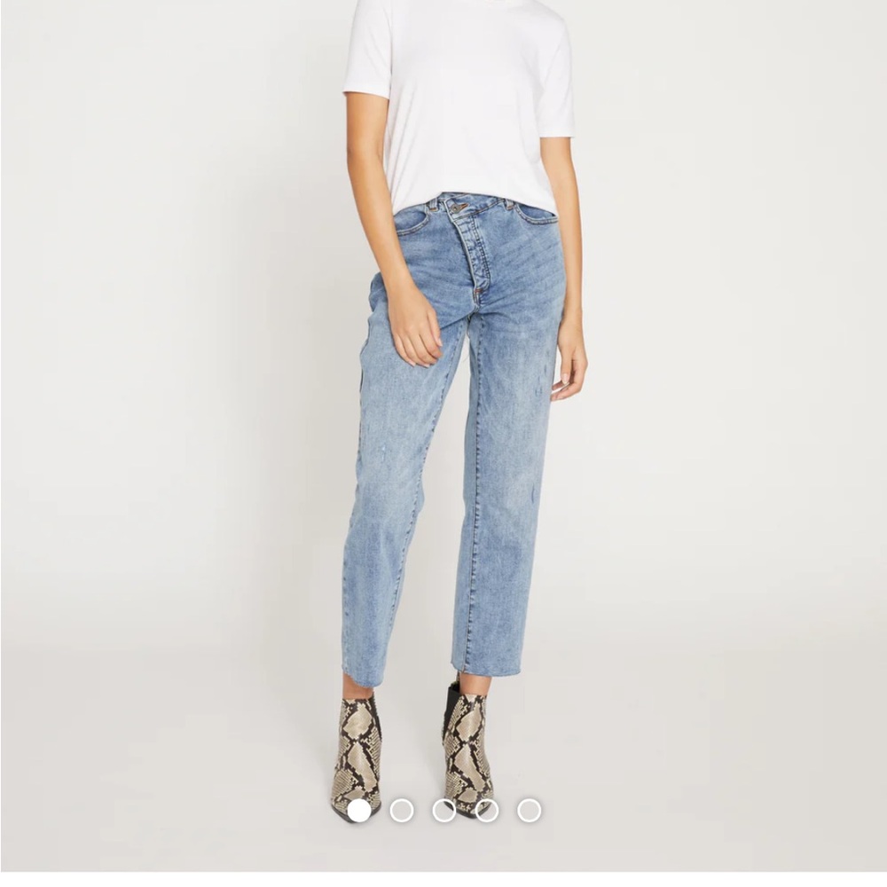 Size 38 Universal Standard Blue Straight Leg Jeans
